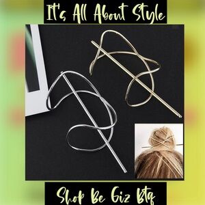 Super Elegant Embellished Hairpin to Enhance your Casual or Night Our Hair look